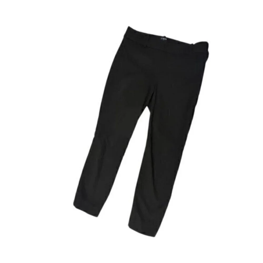 Women’s J. Crew Winnie Pant Size 2 Black Stretch Crop Ankle‎ Office Career Wear